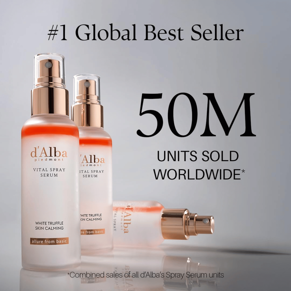 d'Alba White Truffle Vital Spray Serum – sérum en spray best-seller de la marque coréenne d'Alba