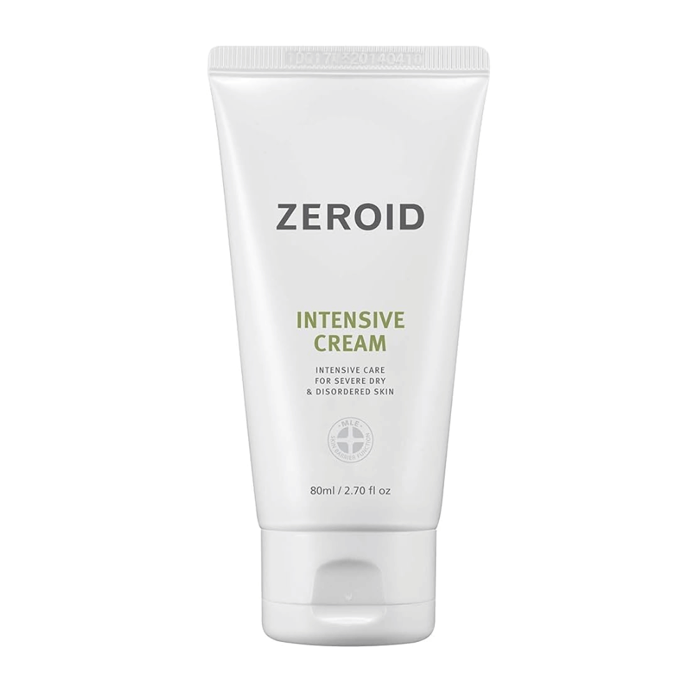 ZEROID Intensive Cream est un crème visage intensif pour les peaux très sèches, sensibles et dont la barrière cutanée est endommagée. Il hydrate en profondeur, renforce la barrière protectrice de la peau et aide à soulager les sensations de tiraillement et d’irritation pour un confort durable.