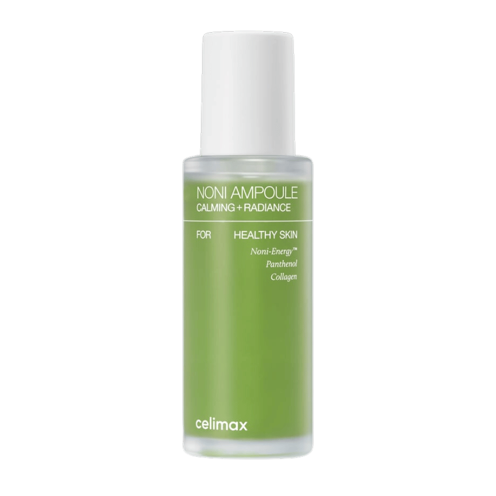 Celimax Noni Energy Ampoule apaise et hydrate la peau avec la puissance de l'extrait de noni, du panthénol et du collagène. Améliore l'élasticité de la peau et donne un éclat naturel. Parfait pour les peaux sensibles et fatiguées.