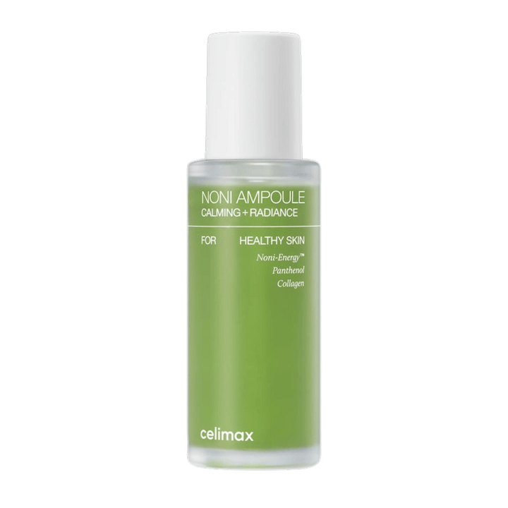 Celimax Noni Energy Ampoule apaise et hydrate la peau avec la puissance de l'extrait de noni, du panthénol et du collagène. Améliore l'élasticité de la peau et donne un éclat naturel. Parfait pour les peaux sensibles et fatiguées.