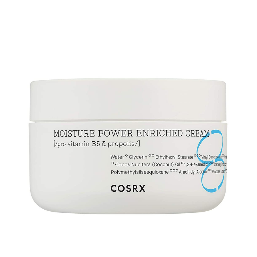 COSRX Moisture Power Enriched Cream 50ml pour hydrater la peau sèche.