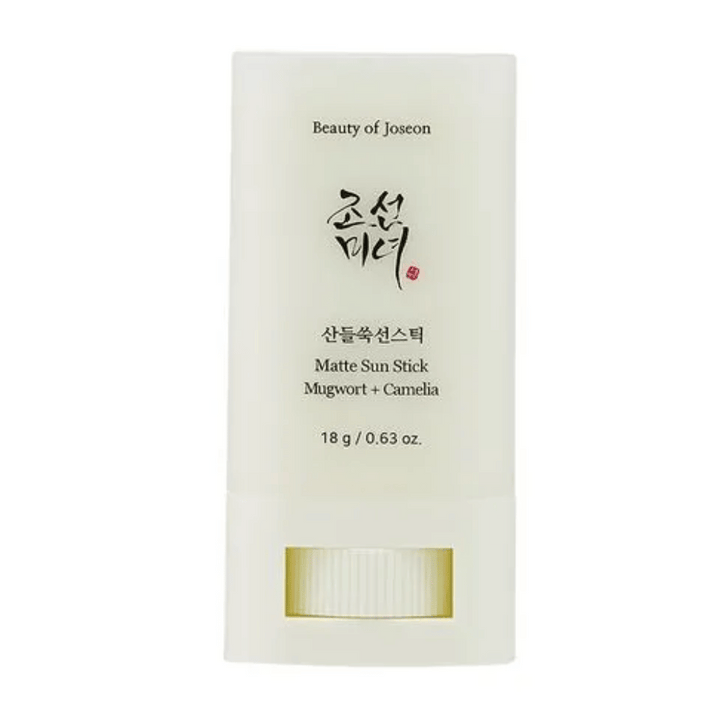 Beauty of Joseon Bâton Solaire Mat 18g écran solaire avec SPF50 et finition mate.