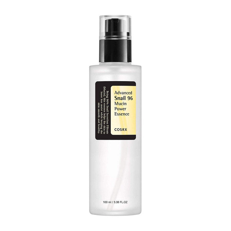 COSRX cosmétiques asiatiques avec Advanced Snail 96 Mucin Power Essence 100ml pour soins de la peau coréens.