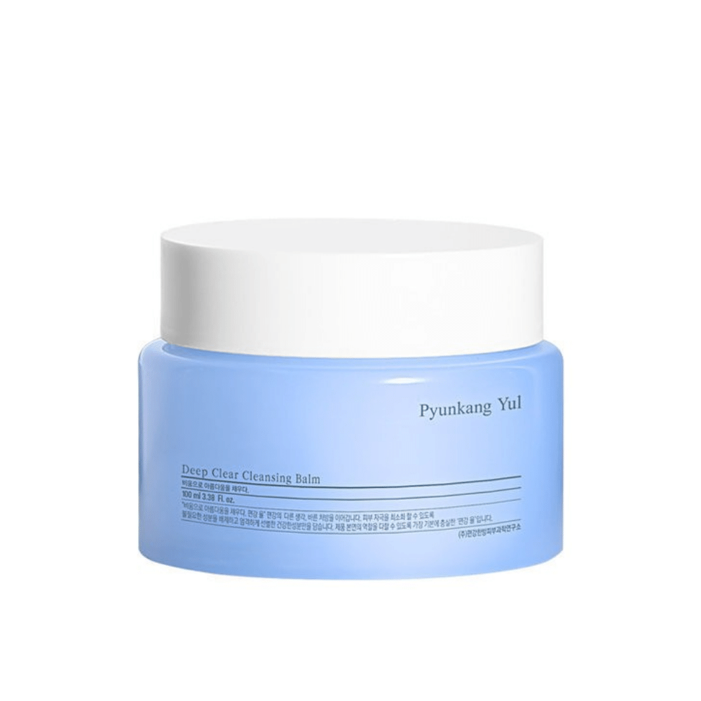 Un pot Pyunkang Yul Deep Clear Cleansing Balm 100ml sur fond blanc.