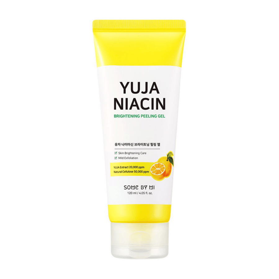 Some By Mi Yuja Niacin Brightening Peeling Gel avec extrait de yuja pour éliminer les cellules mortes de la peau.