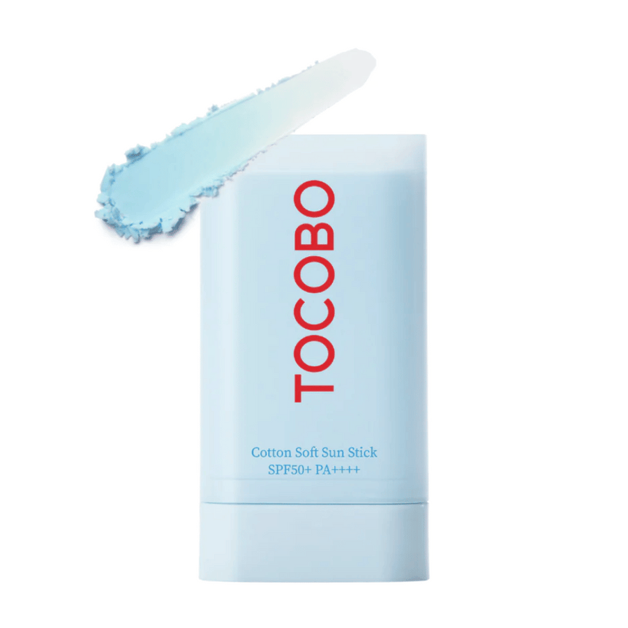 Un tube de TOCOBOs Cotton Soft Sun Stick SPF50+ PA++++ 19g.